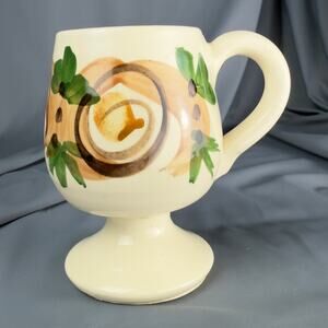 Puerto Rico Souvenir Mug Hand Painted Pottery Glazed Coffe Cup Collectable
